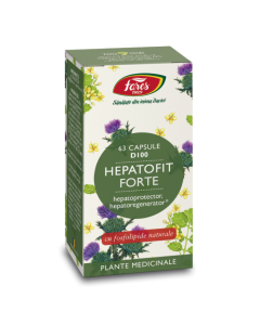 Hepatofit Forte, 63 capsule, Fares