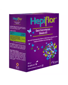 Hepiflor Saccharomyces Boulardii, 10 plicuri, Terapia