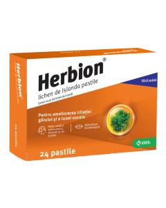 Herbion lichen de Islanda, 24 pastile, Krka