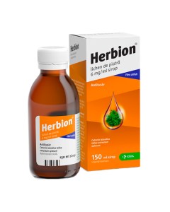 Herbion Sirop lichen de piatra 6 mg / ml,150 ml