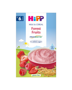 Cereale cu lapte și fructe de pădure, +6 luni, 250g, Hipp