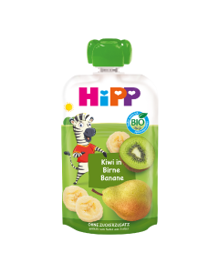 HIPPIS Piure de fructe banane si kiwi, 100g