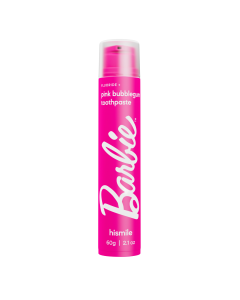 Pasta de dinti Barbie Pink Bubble Gum, 60 g, Hismile