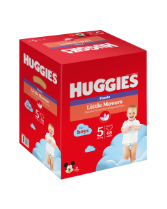Scutece chilotel, Baieti, Marimea 5, 12-17 kg, 68 bucati, Huggies