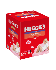 Scutece chilotel, Fetite, Marimea 6, 15-25 kg, 60 bucati, Huggies