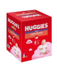 Huggies Pants Box Fetite nr.4, 9-14kg, 72 bucati
