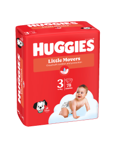 Scutece Ultra Comfort, Nr.3, 4-9kg, 78 bucati, Huggies
