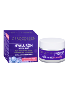 Crema antirid de noapte Hyaluron Anti-Age 50ml, Gerocossen