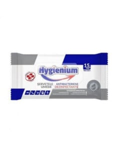 Hygienium servetele umede antibacteriene si dezinfectante x 15 buc