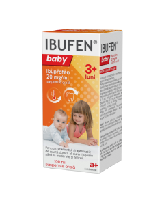 Ibufen Baby, 20 mg/ml suspensie orală, 100 ml, Antibiotice SA