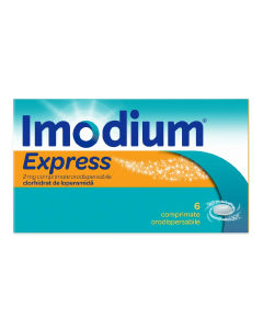 Imodium Express 2 mg, 6 comprimate orodispersabile, Mcneil