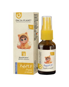 Spray cu Propolis si Musetel PufyPuf, 20 ml, Dacia Plant