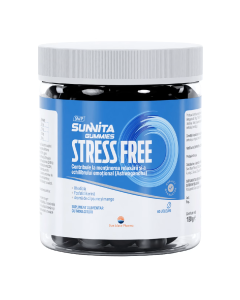 Jeleuri anti-stres Sunvita Gummies Stress Free, 60 jeleuri, Sun Wave Pharma