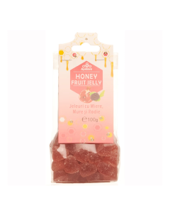 Jeleuri miere, mure, rodie, 100g, Apidava