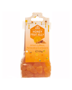 Jeleuri miere, portocale, scortisoara, 100g, Apidava