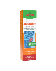 Crema balsam JIVOKOST® Venin de albine, extract purificat de rasina Mumie+COMPLEX NATURAL, 125 ml, Damar