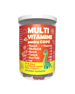 Multivitamine pentru Copii, 50 de jeleuri, Justin Pharma