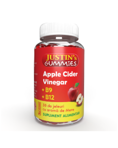 Apple Cider Vinegar, 30 jeleuri, Justin Pharma