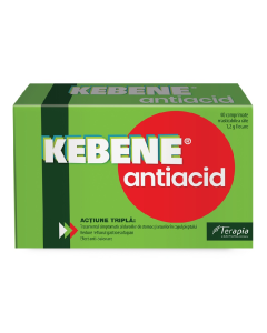 Kebene Antiacid, 40 comprimate masticabile, Terapia