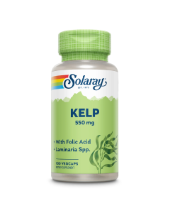 Kelp si Acid Folic Solaray, 100 capsule, Secom