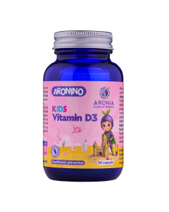 Kids Vitamin D3, Aronino, 60 capsule masticabile, Aronia Charlottenburg