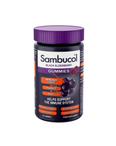 Jeleuri cu extract de soc, cu vitamina C si zinc Immuno Forte, 30 bucati, Sambucol