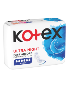 Kotex Tampoane absorbante Ultra Night, 6 bucati