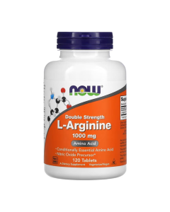 L-Arginina Forte, 1000 mg, 120 tablete, Now Foods