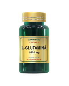 L-Glutamina, 1000 mg, 60 comprimate, Cosmo Pharm
