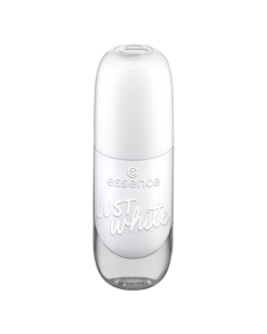 Lac pentru unghii Just White Gel Nail Colour, 8 ml, Essence