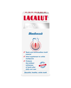 Apa de gura White Antiplaque, 300 ml, Lacalut