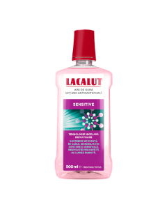 Apa de gura micelara cu actiune antibacteriana Sensitive, 500 ml, Lacalut