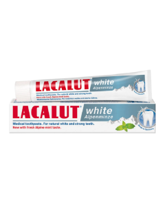 Pasta de dinti White Alpenminze, 75 ml, Lacalut 