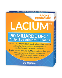 Lacium 50 miliarde UFC, 30 capsule, Zdrovit