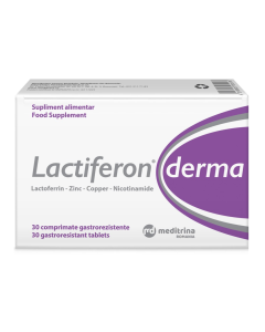 Lactiferon Derma, 30 capsule gastrorezistene