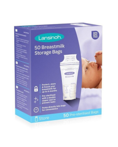 Pungi de stocare lapte matern, 50 pungi, Lansinoh 