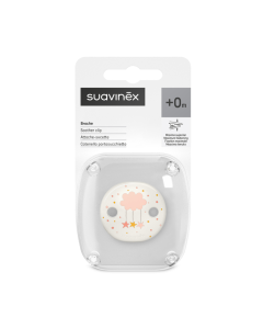 Lantisor cu clips pentru suzeta Dreams, piersica, 1 bucata, Suavinex