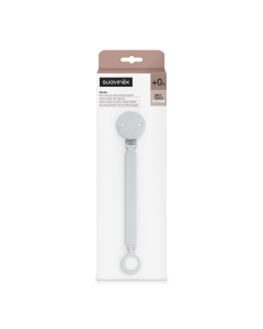 Lantisor din silicon cu clips pentru suzeta Wonder, Albastru, 1 bucata, Suavinex