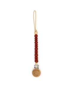 Lantisor suzeta Colour Block Maroon, 1 bucata
