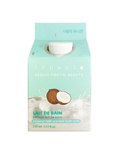 Lapte de baie cu parfum de cocos, 230ml, Inuwet