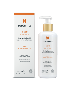 Lapte de corp cu particule stralucitoare C-Vit Radiance, 250 ml, Sesderma