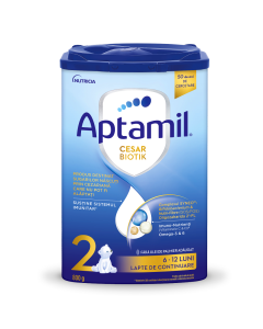 Lapte praf CesarBiotik 2, 6-12 luni, 800g, Aptamil