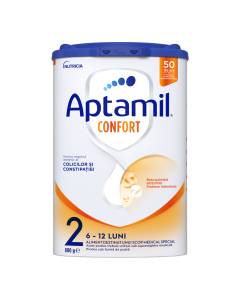 Lapte praf Confort 2, 6-12 luni, 800 g, Aptamil 