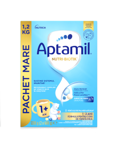 Formula de lapte praf Nutri Biotik 1+, 1-2 ani, 1200 g, Aptamil