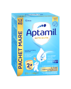 Formula de lapte praf Nutri Biotik 2+, 2-3 ani, 1200 g, Aptamil