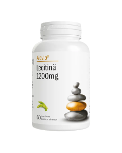 Lecitina 1200mg, 60 capsule, Alevia