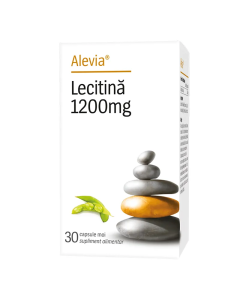 Lecitina 1200mg, 30 capsule, Alevia