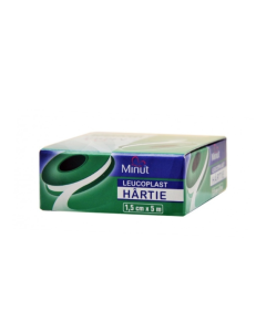 Leucoplast hartie 1.5 cm x 5 m, Minut