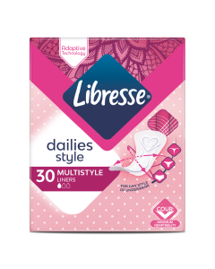 Absorbante zilnice Multistyle Normal, 30 bucati, Libresse