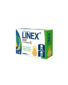 Linex Baby cu Vitamina D3, 8 ml, Sandoz
